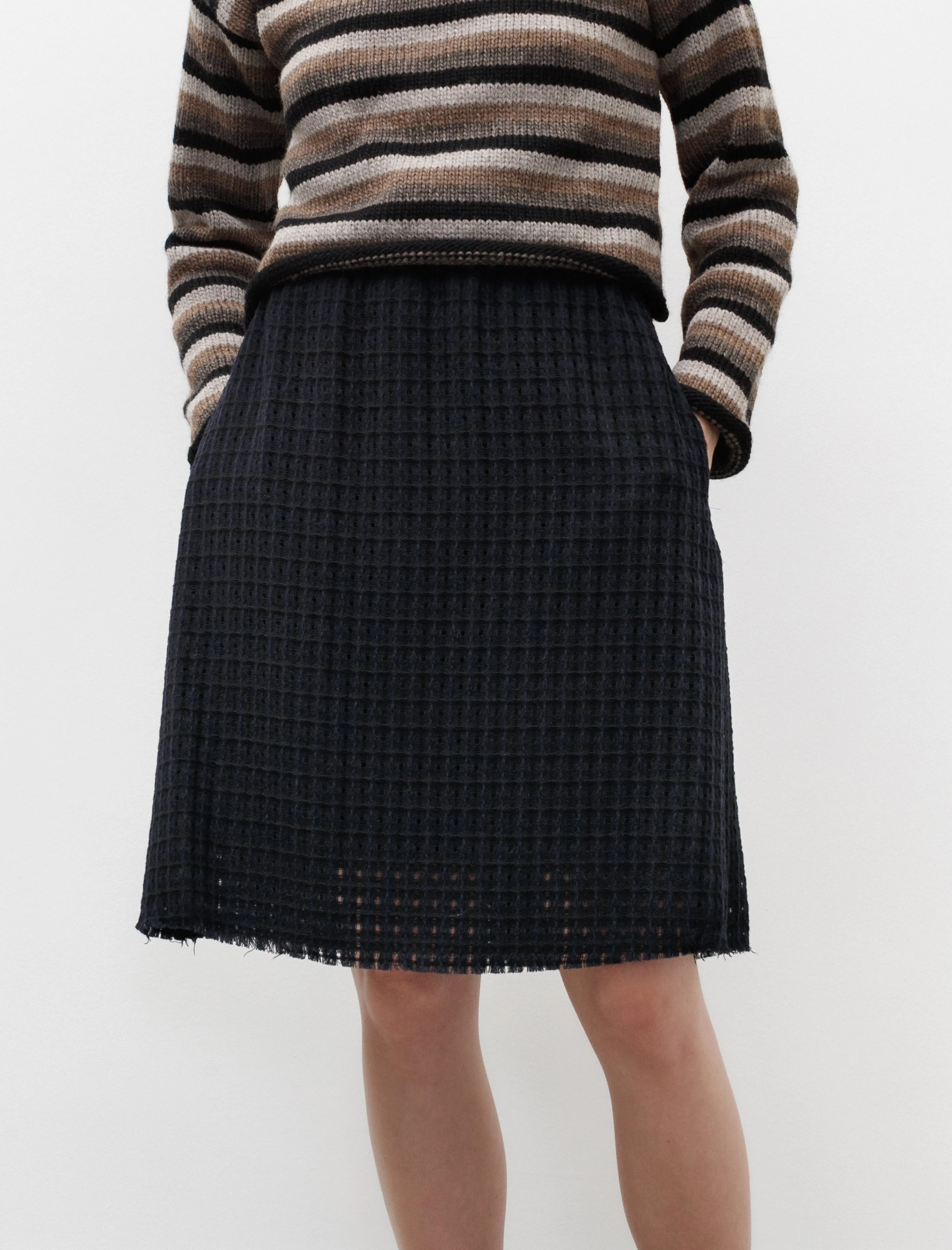 Creative Fashion personalized option Audrey Skirt Navy and Black
