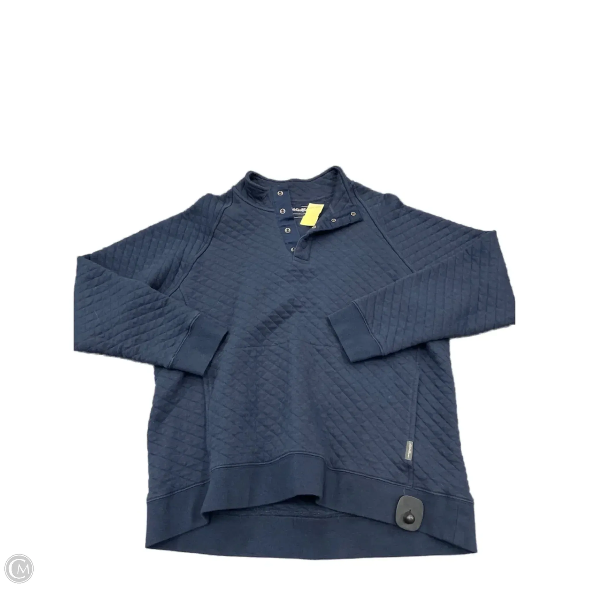 Zero Core MultiPanelCut Sweatshirt Collar By Eddie Bauer In Blue, Size: L
