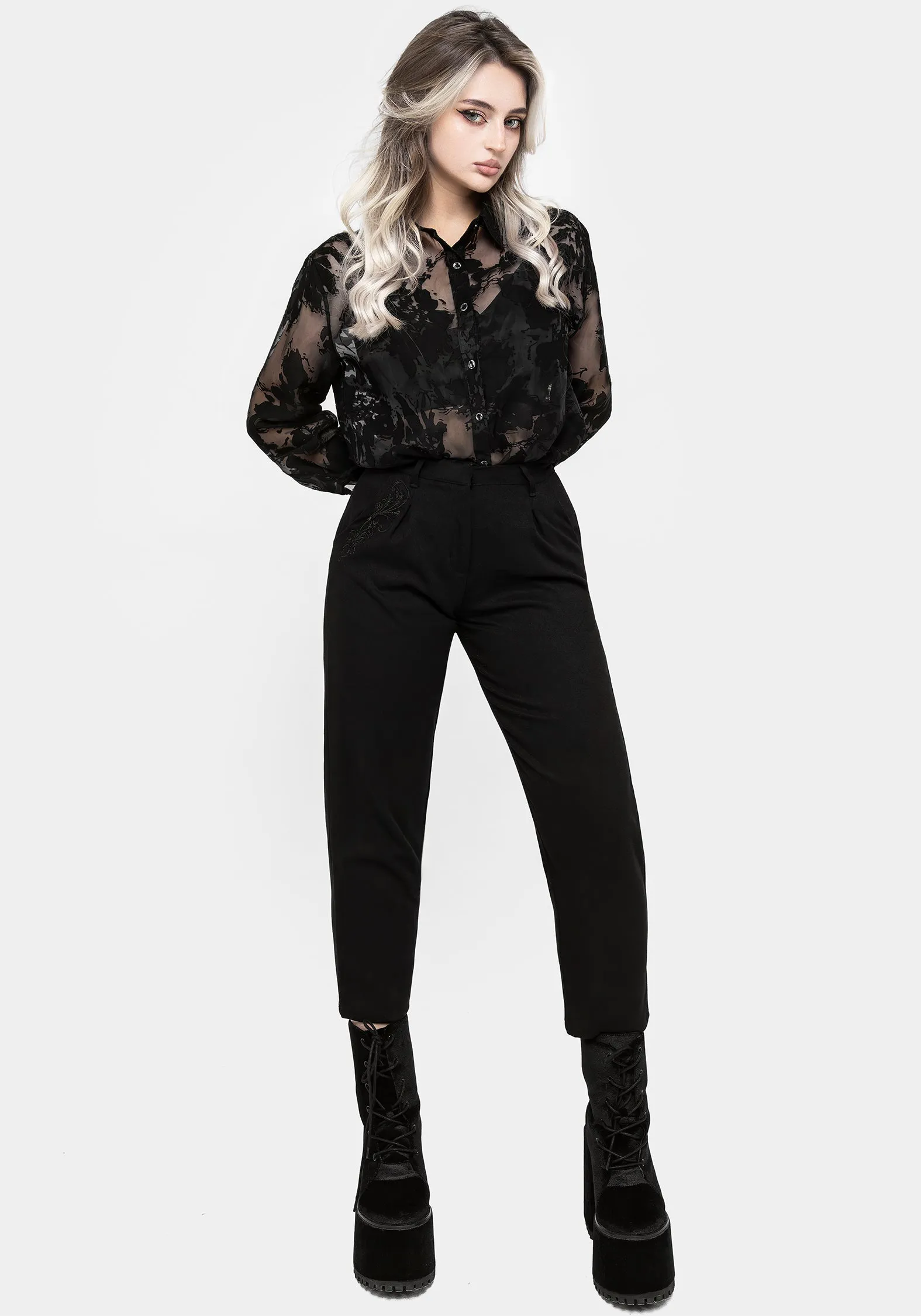 Poe Tapered Trousers Move Comfort Compact Storage