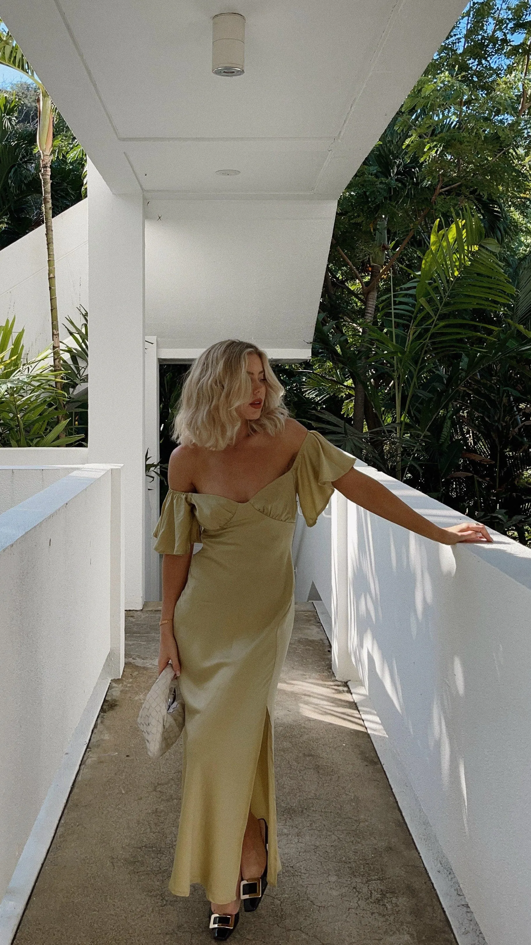 Relaxed Appearance Louisa Midi Dress - Olive
