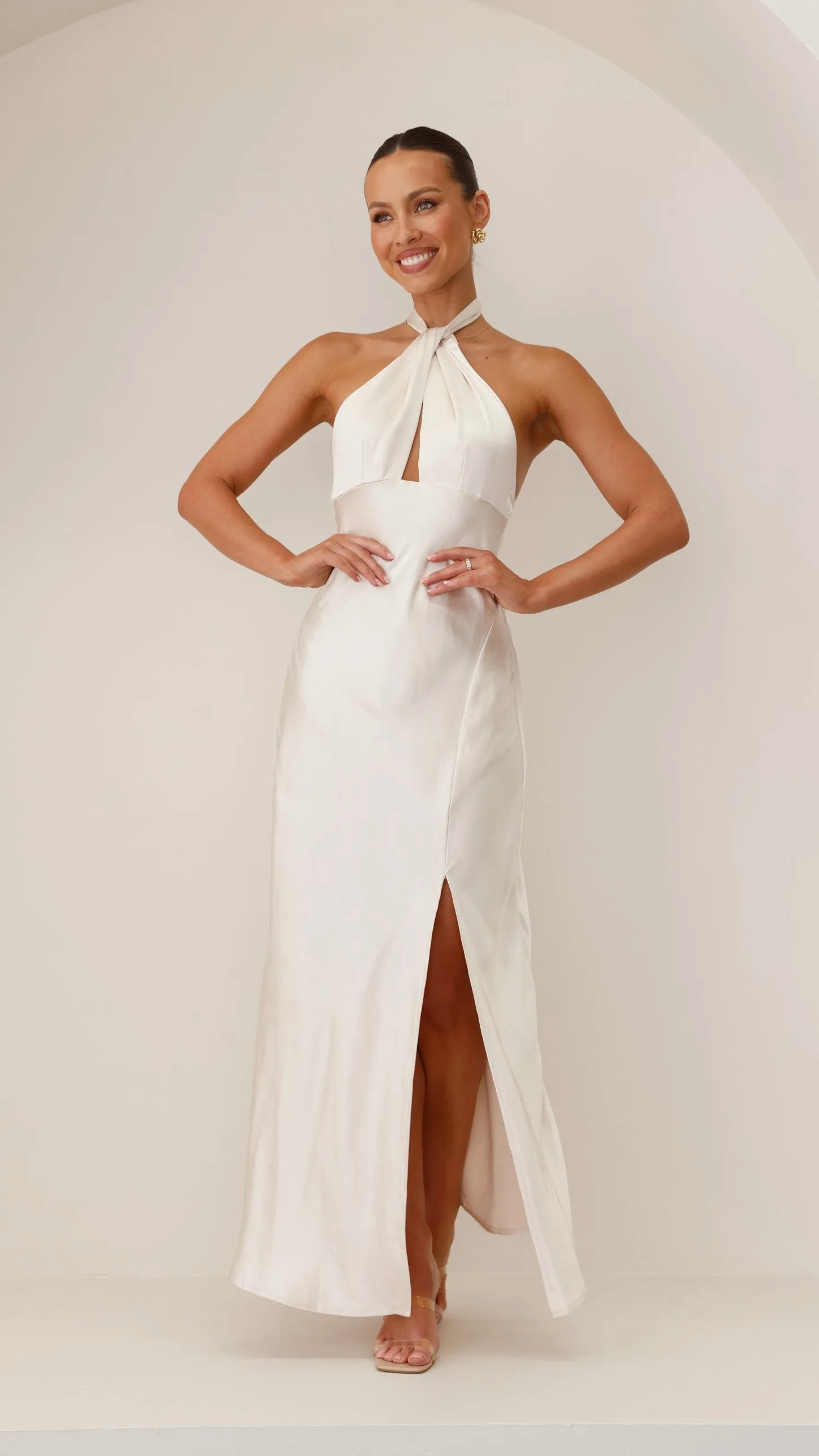 Amalia Maxi Dress - Champagne Star Light