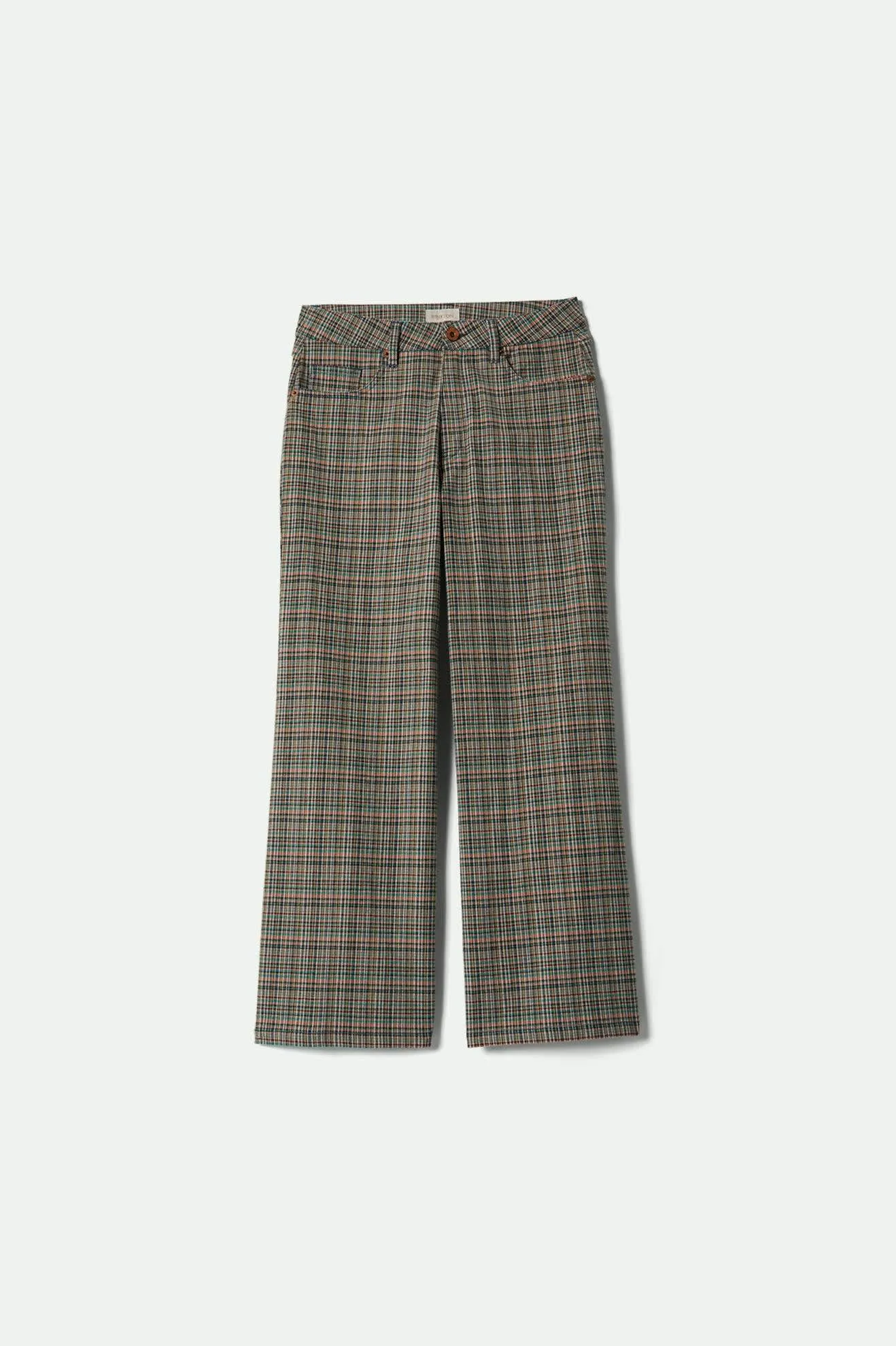 Margo Cropped 5-Pocket Pant - Multi Stripe/Plaid Sleek and Soft Static free
