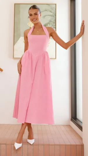 Sophisticated summer attire This maxi dress combines a relaxed fit with an elegant look for a versatile wardrobe piece Caden Maxi Dress - Pink