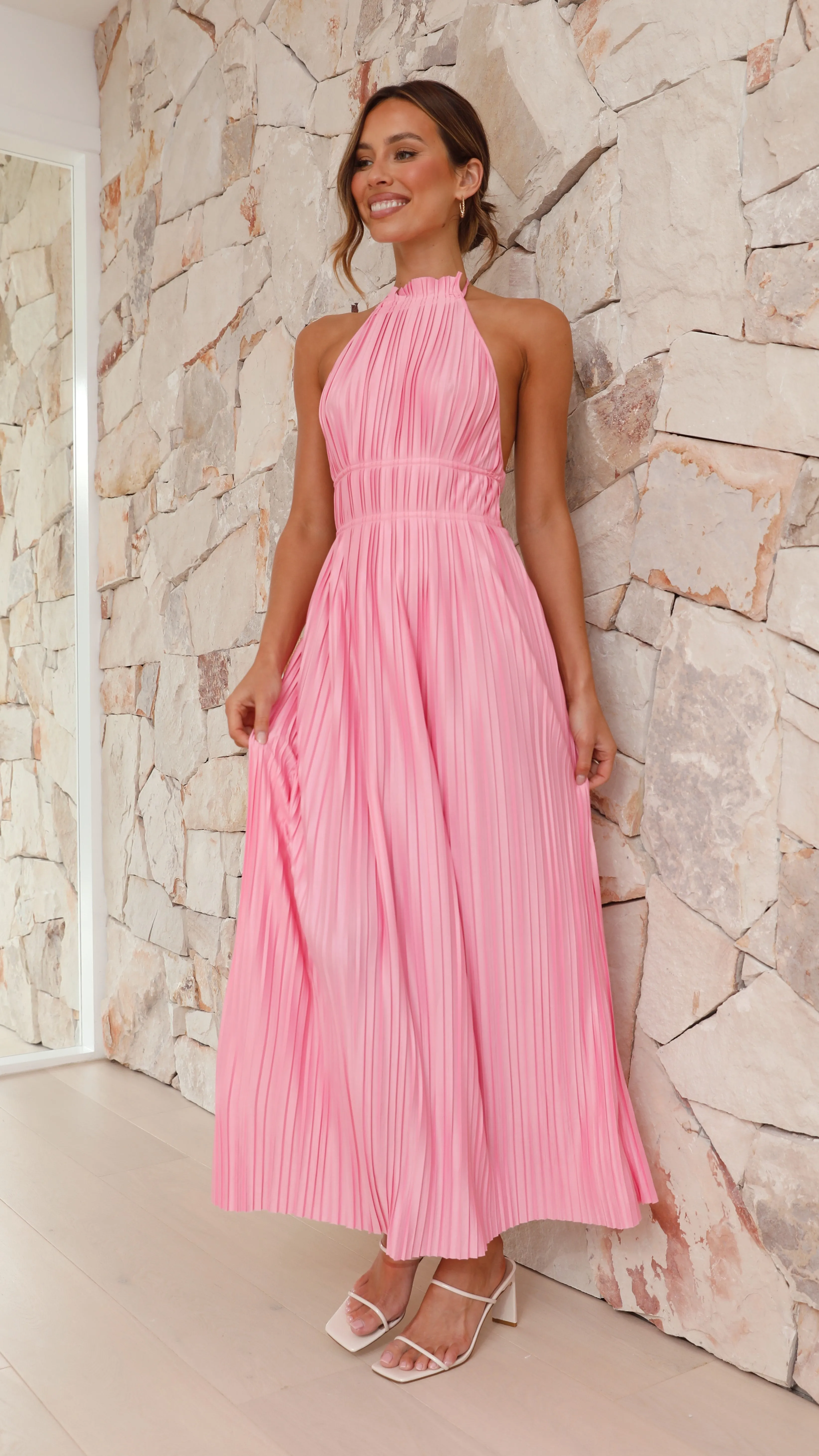 Topaz Glow Country Lane Frances Maxi Dress - Pink