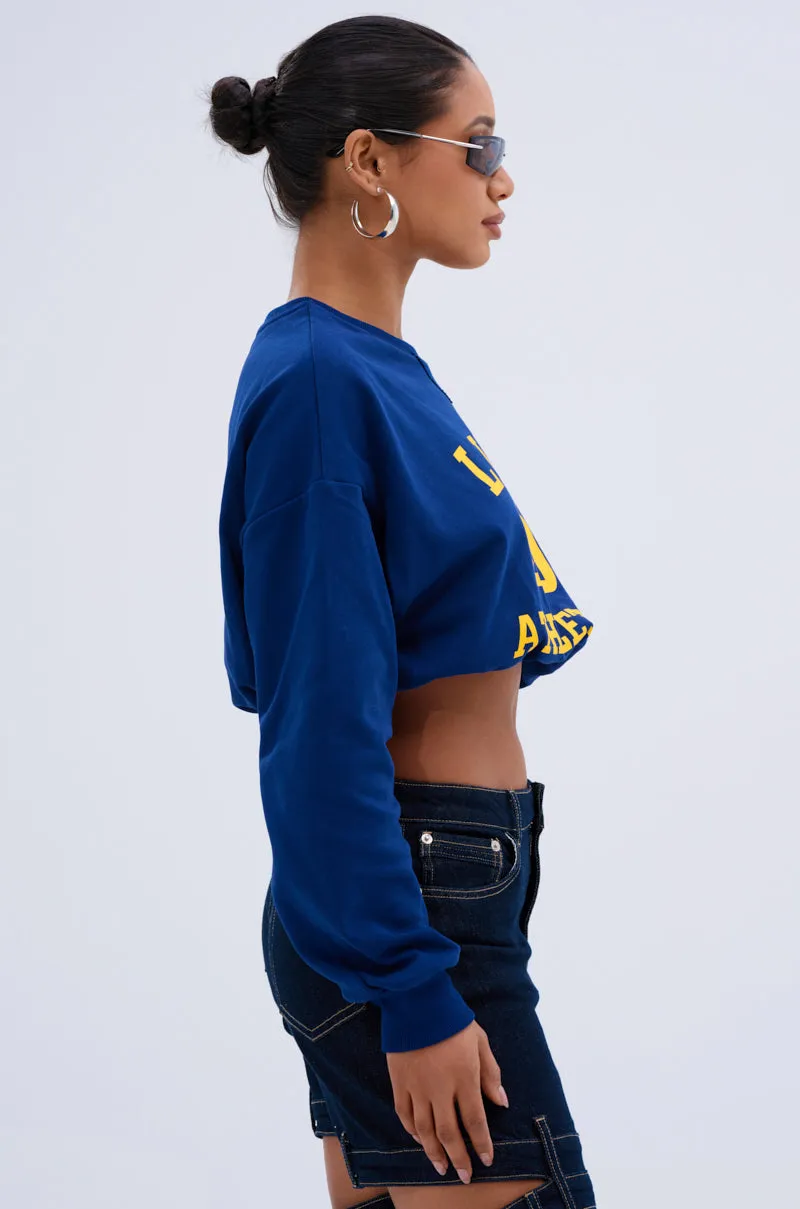 CHICAGO ATHLETIC CROP SWEATSHIRT kids product designer prestige