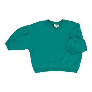 Sweatshirt Crewneck By Umgee In Green, Size:M Breathable Lamination AbrasionFree Edging