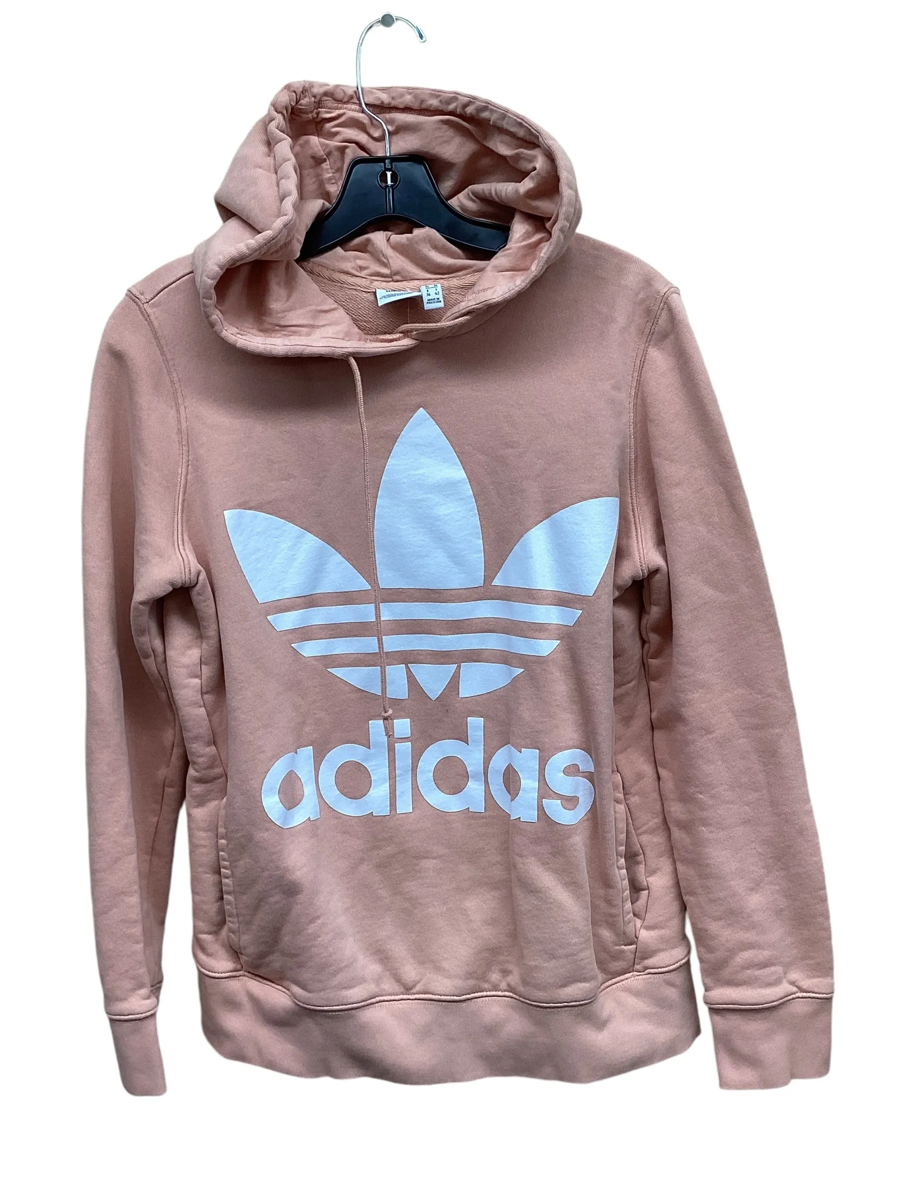 Hero Glow Athletic Sweatshirt Hoodie By Adidas In Pink, Size: S