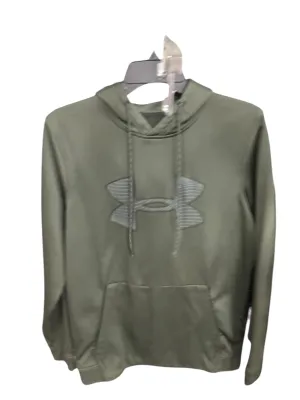 MoistureControlClothing Athletic Sweatshirt Hoodie By Under Armour In Green, Size: M