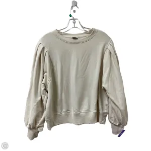 Sweatshirt Crewneck By A New Day In Cream, Size: L City Beat Antibacterial lining