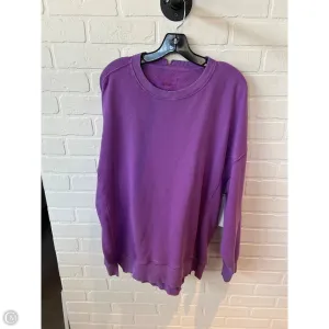 ReinforcedHems Sweatshirt Crewneck By Aerie In Purple, Size: L