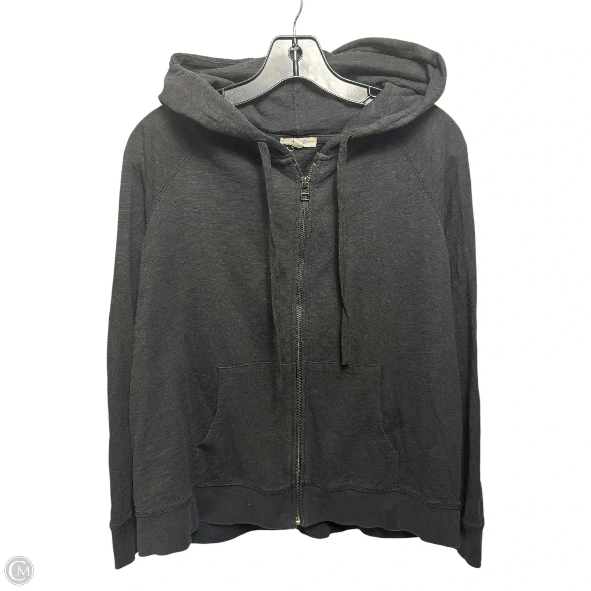 Sweatshirt Hoodie By Leallo In Black, Size: M Trust Glow Denim Cool
