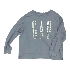 Warm Outerwear Versatile Hat Sweatshirt Crewneck By Gap In Blue, Size:Xxl