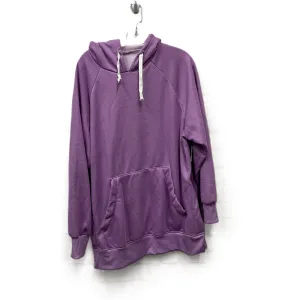 Active Gear Athletic Sweatshirt Hoodie In Purple, Size: 2x