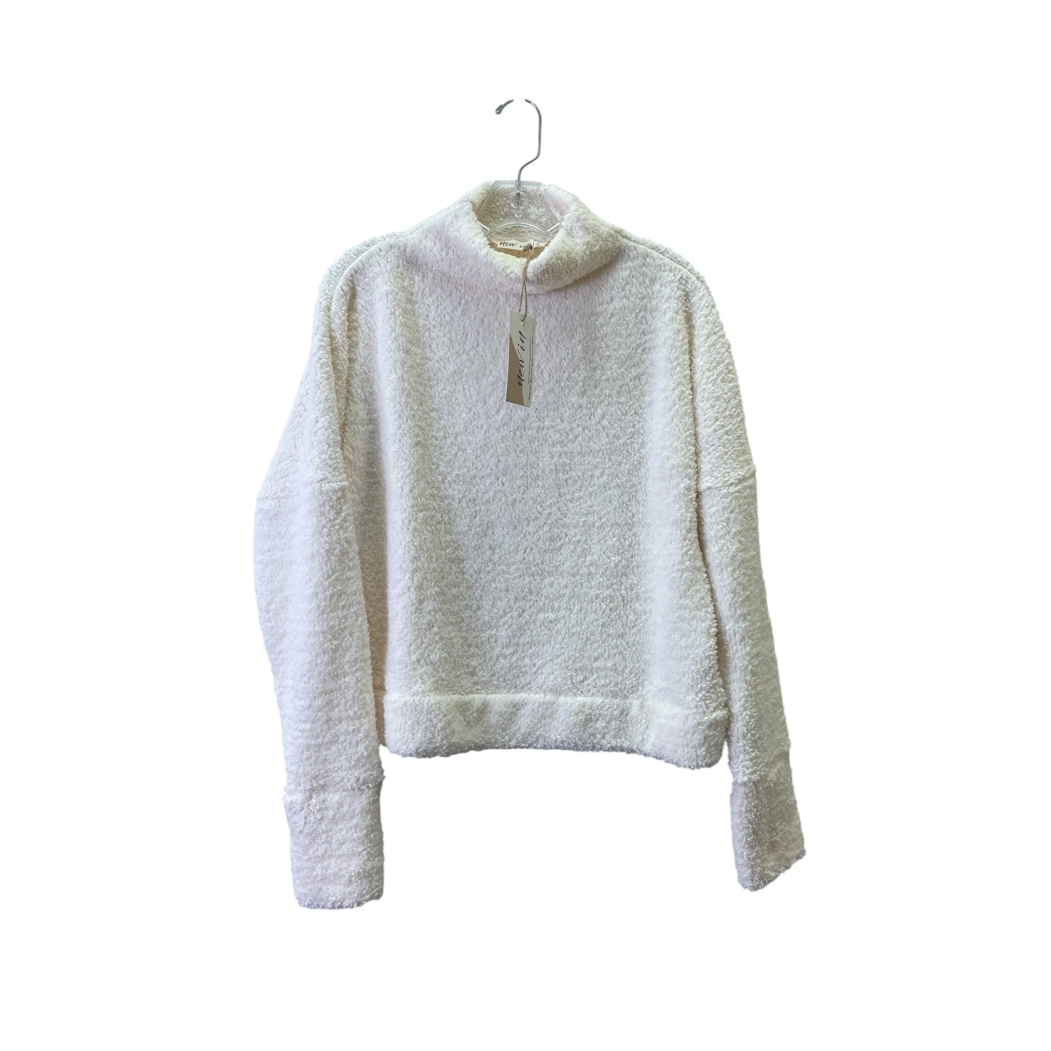 Sweatshirt Collar By New In In Cream, Size:M Flexible Fabric Blend