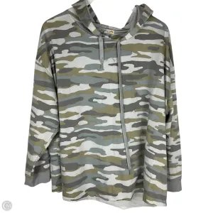 Mind Glow SeamlessTransition Sweatshirt Hoodie By C And C In Camouflage Print, Size: 2x