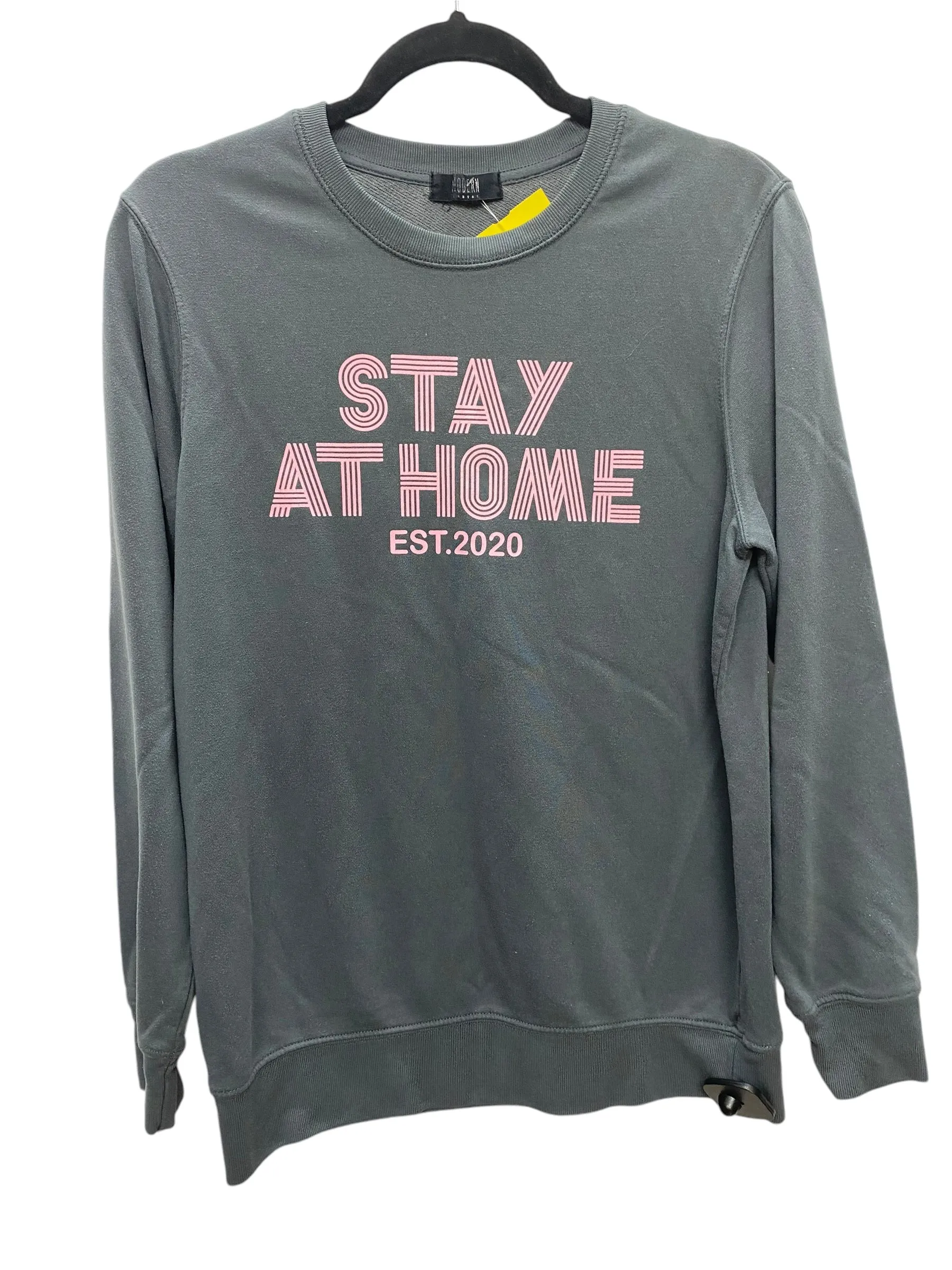 Sweatshirt Crewneck By Clothes Mentor In Grey, Size: S Summer Ready LowProfile Fasteners