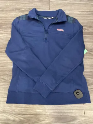 AntiPilling Surface Summer Glow Sweatshirt Collar By Vineyard Vines In Blue & Green, Size: S