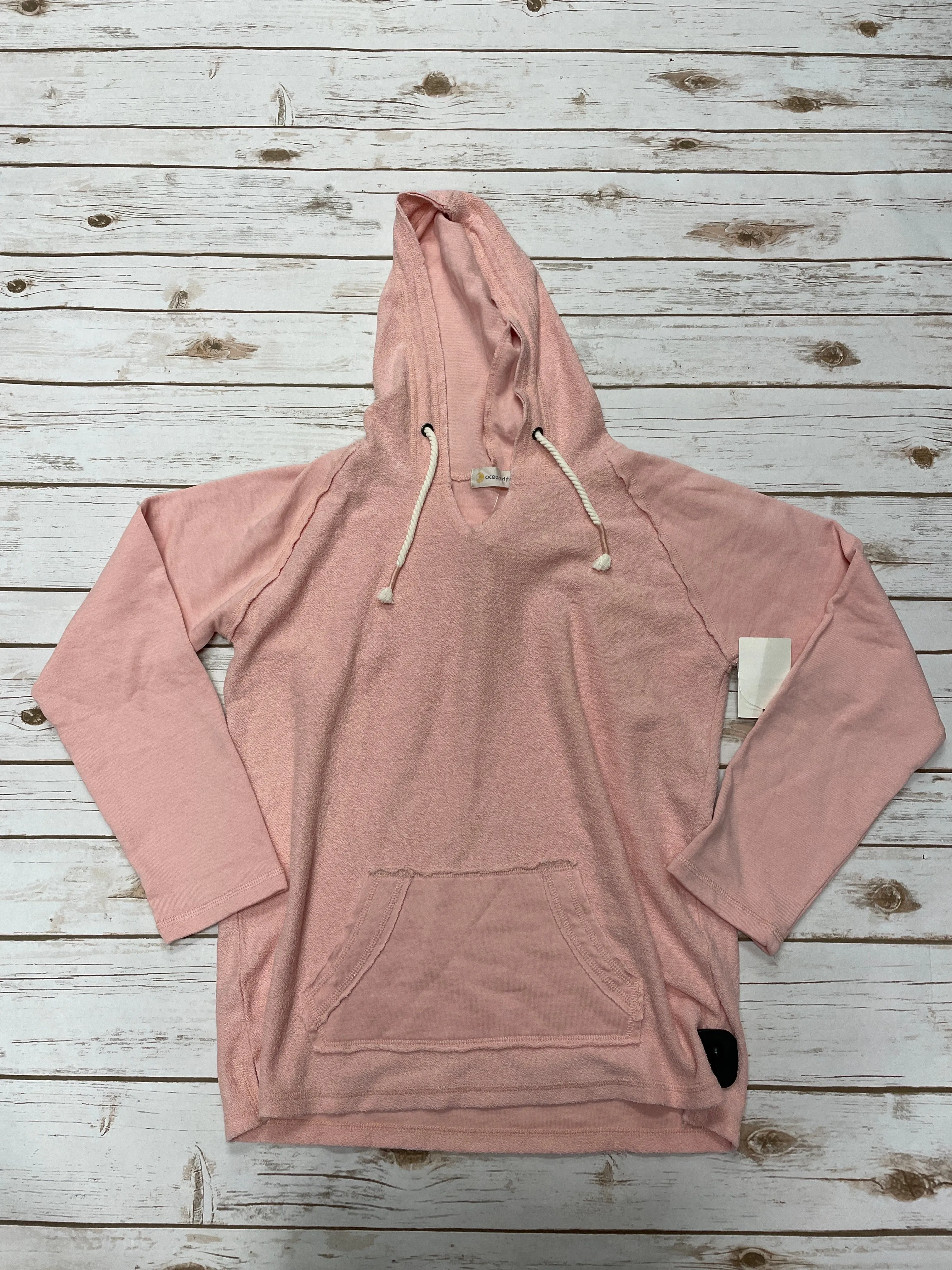 Practical Shorts Frost Glow Sweatshirt Hoodie By Ocean Drive In Pink, Size: L