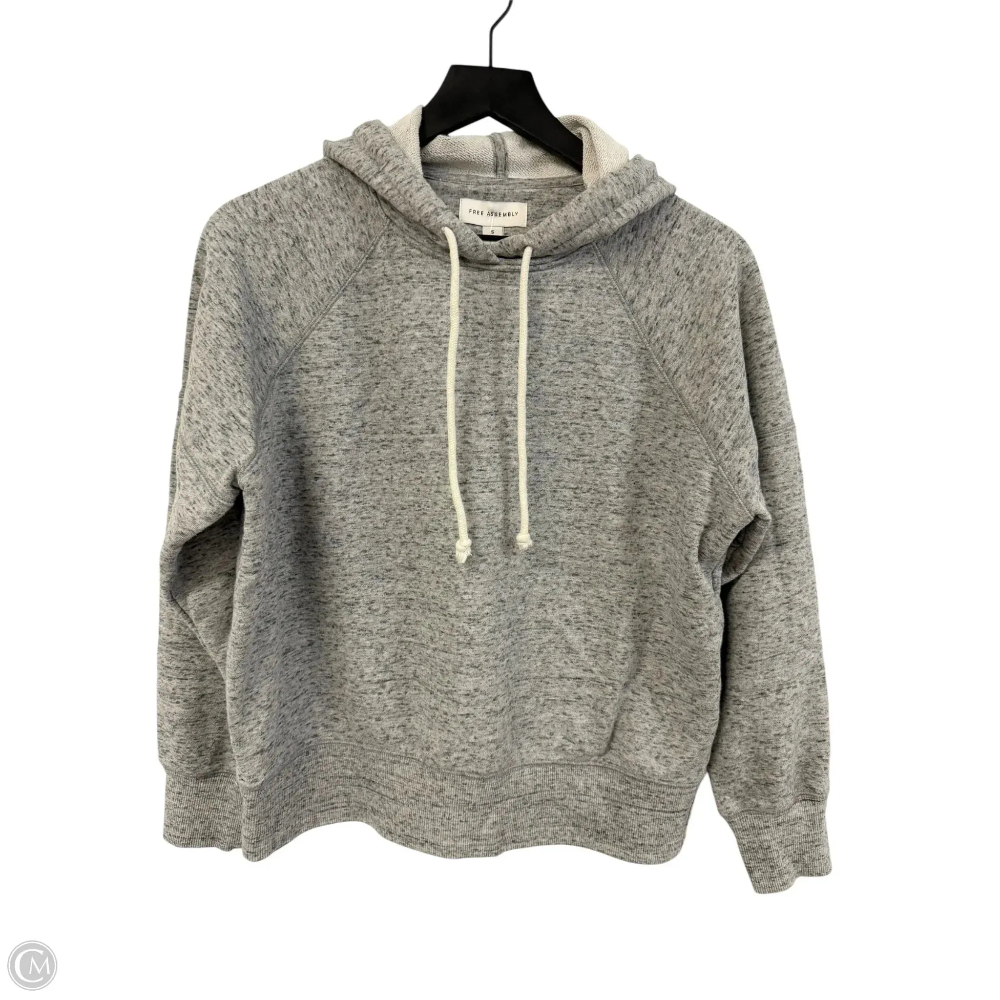 Sweatshirt Hoodie By Free Assembly In Grey, Size: S UltraSoft Texture Easy Fit
