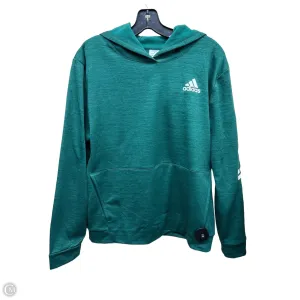 Athletic Sweatshirt Hoodie By Adidas In Green, Size: Xl Trendy Cut