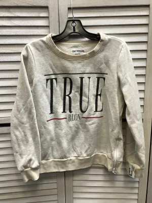 Weatherproof Outerwear ReinforcedHems Sweatshirt Crewneck By True Religion In Grey, Size: L