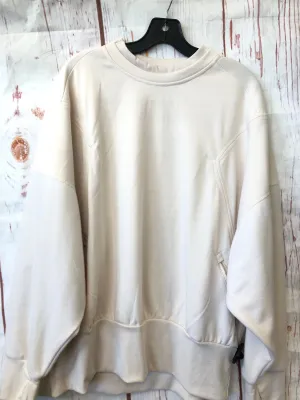 Sweatshirt Crewneck By Tahari  Size: 2x Breathable mesh lining Warm Jacket