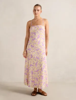 Georgina Strappy Midi Dress Toast Time