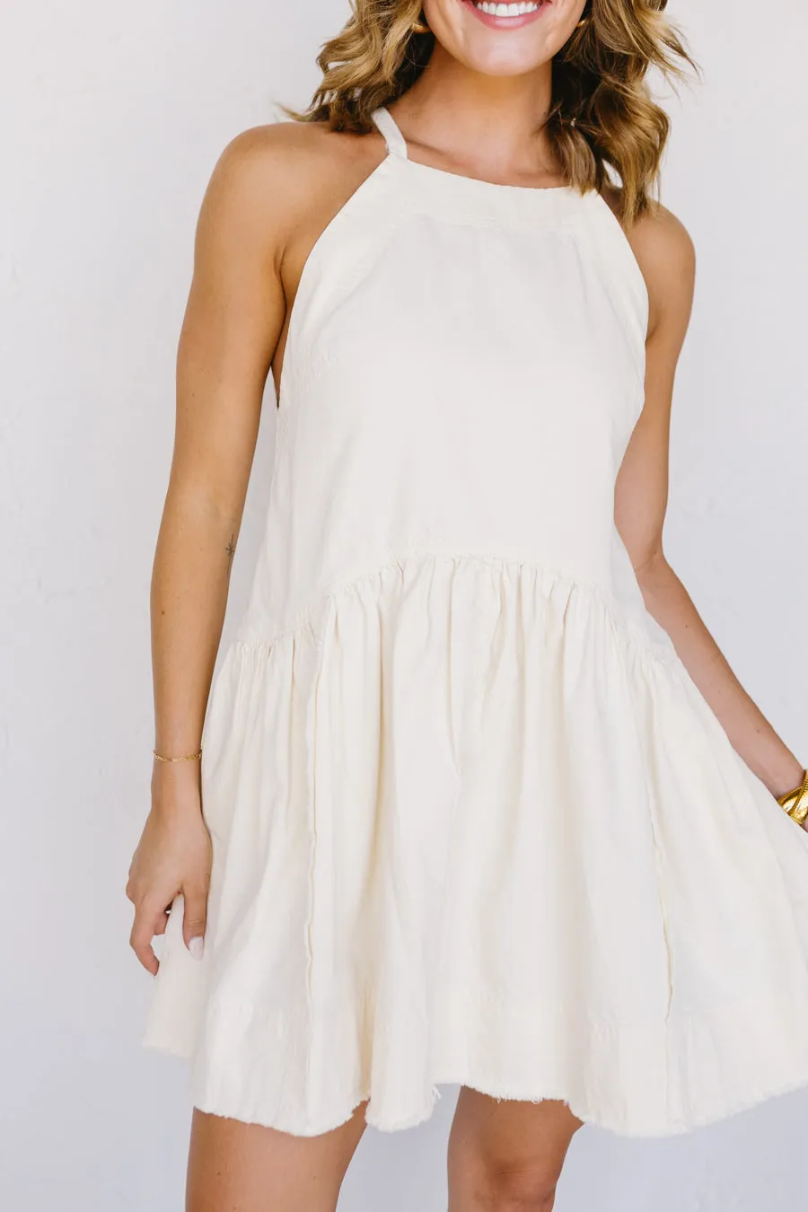 Daytime casual mini Girls Night Floating on Air Dress