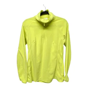 Athletic Sweatshirt Collar By Columbia In Chartreuse, Size: M Sharp Edge TaglessCollar