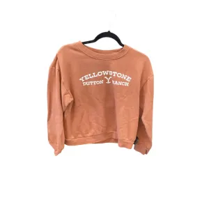 Sweatshirt Crewneck By Clothes Mentor In Orange, Size: M Unique Cut