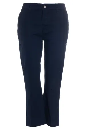 Comfort First Rainy Day High Quality Coloured Denim Crop length Jeans | NAVY | 6905AR