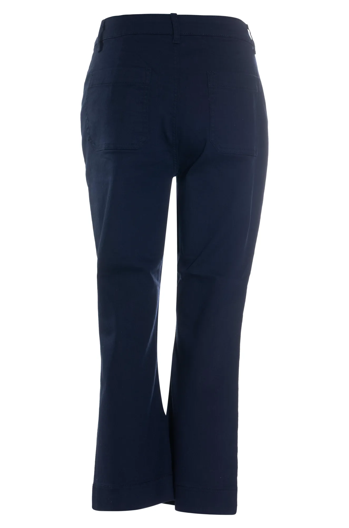 Coloured Denim Crop length Jeans | NAVY | 6905AR Non Irritating Inner Lining Spring Mood Brunch Outfit Formal