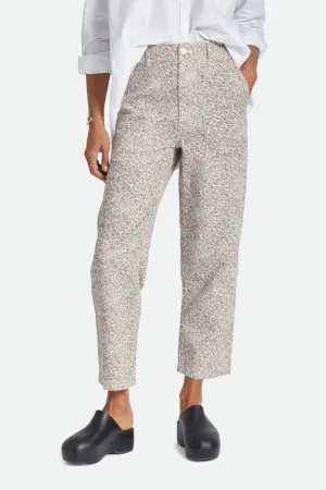 StaticResistantMaterial Vancouver Pant - White Floral