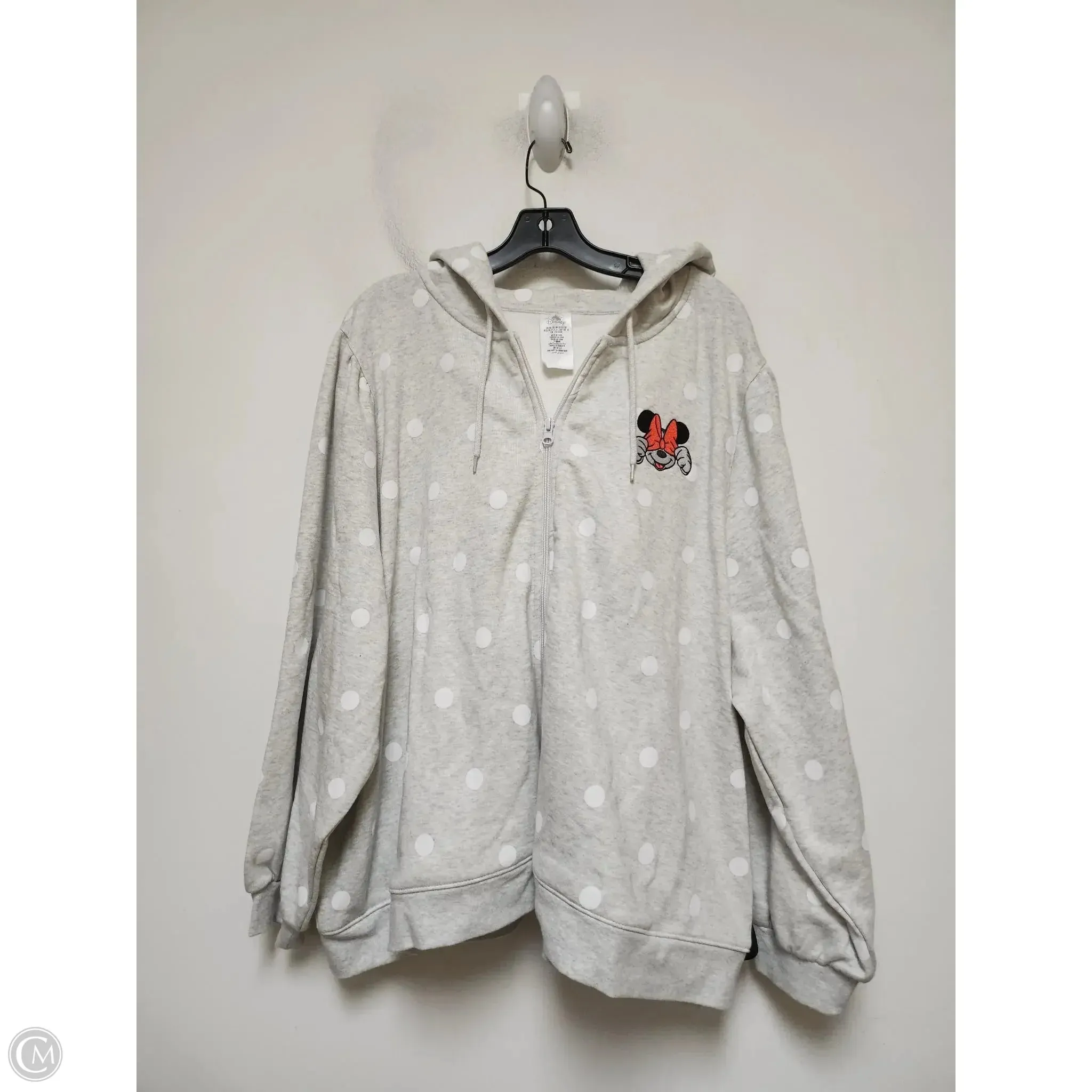 Strong Glow Sweatshirt Hoodie By Disney Store In Polkadot Pattern, Size: 3x