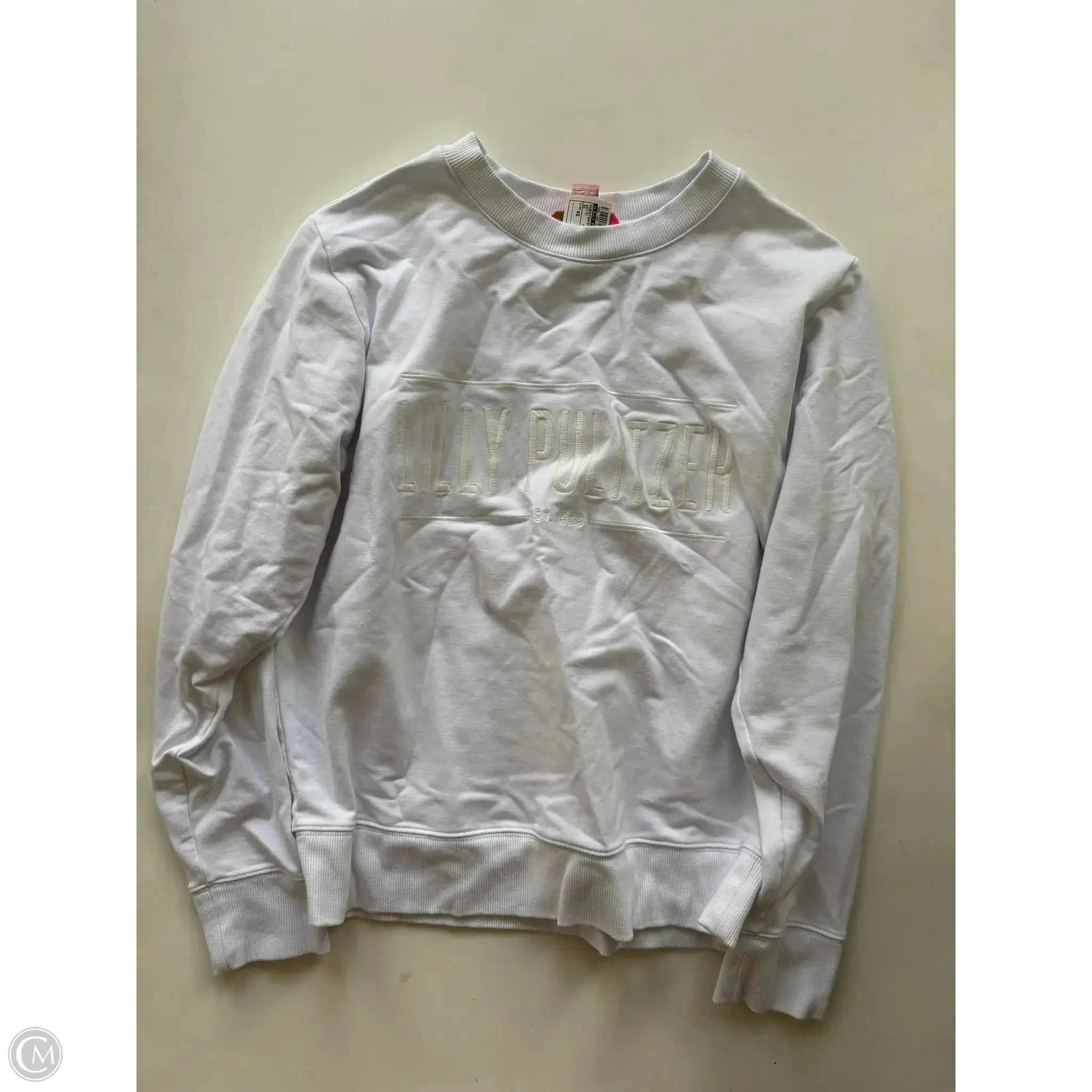 Sweatshirt Designer By Lilly Pulitzer In White, Size: Xs Active Gear