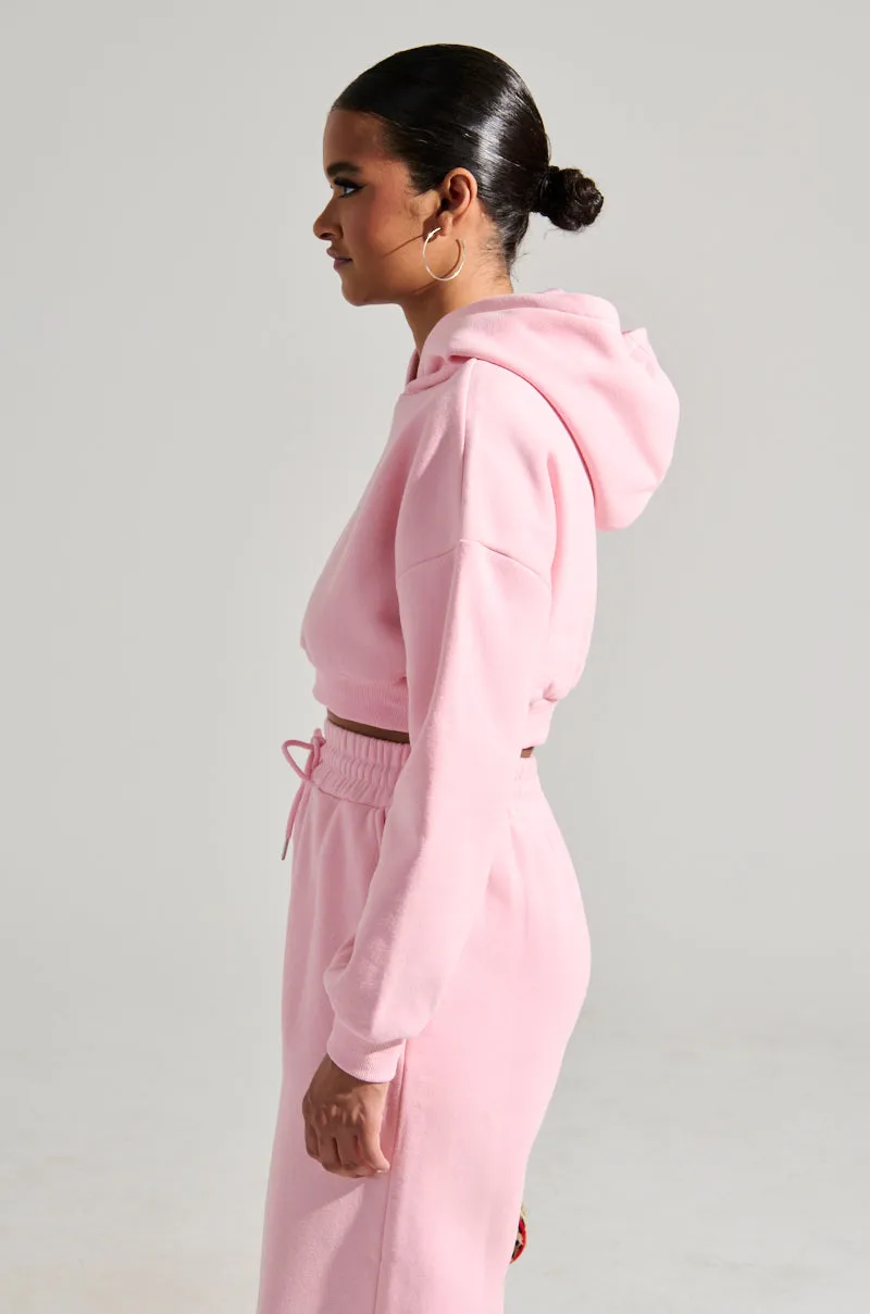 LOVER CROPPED HOODIE Soft Wearable Timeless Style