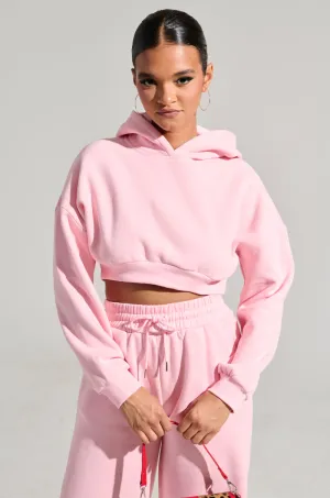 Gym Essential LOVER CROPPED HOODIE
