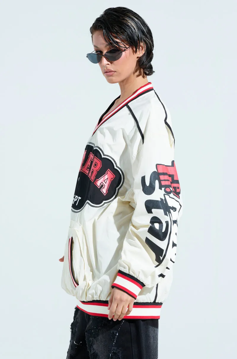 NO BIGGIE OVERSIZED NYLON SWEATSHIRT Unisex