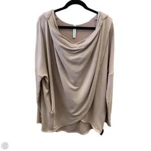 Athletic Sweatshirt Hoodie By Athleta In Pink, Size: L FlexibleNeckline