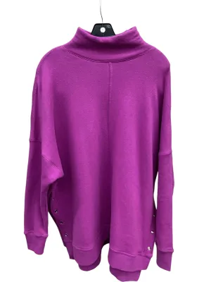 Relaxed Cut Washable fabric Sweatshirt Collar By Free People In Purple, Size: S