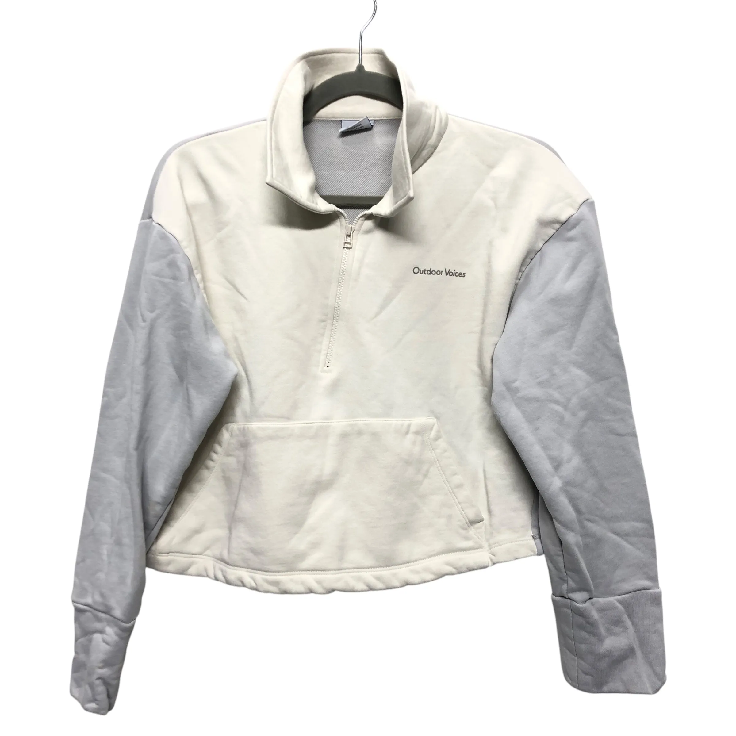 Sweatshirt Crewneck By Outdoor Voices In White, Size:S Carnival Look UVProtection