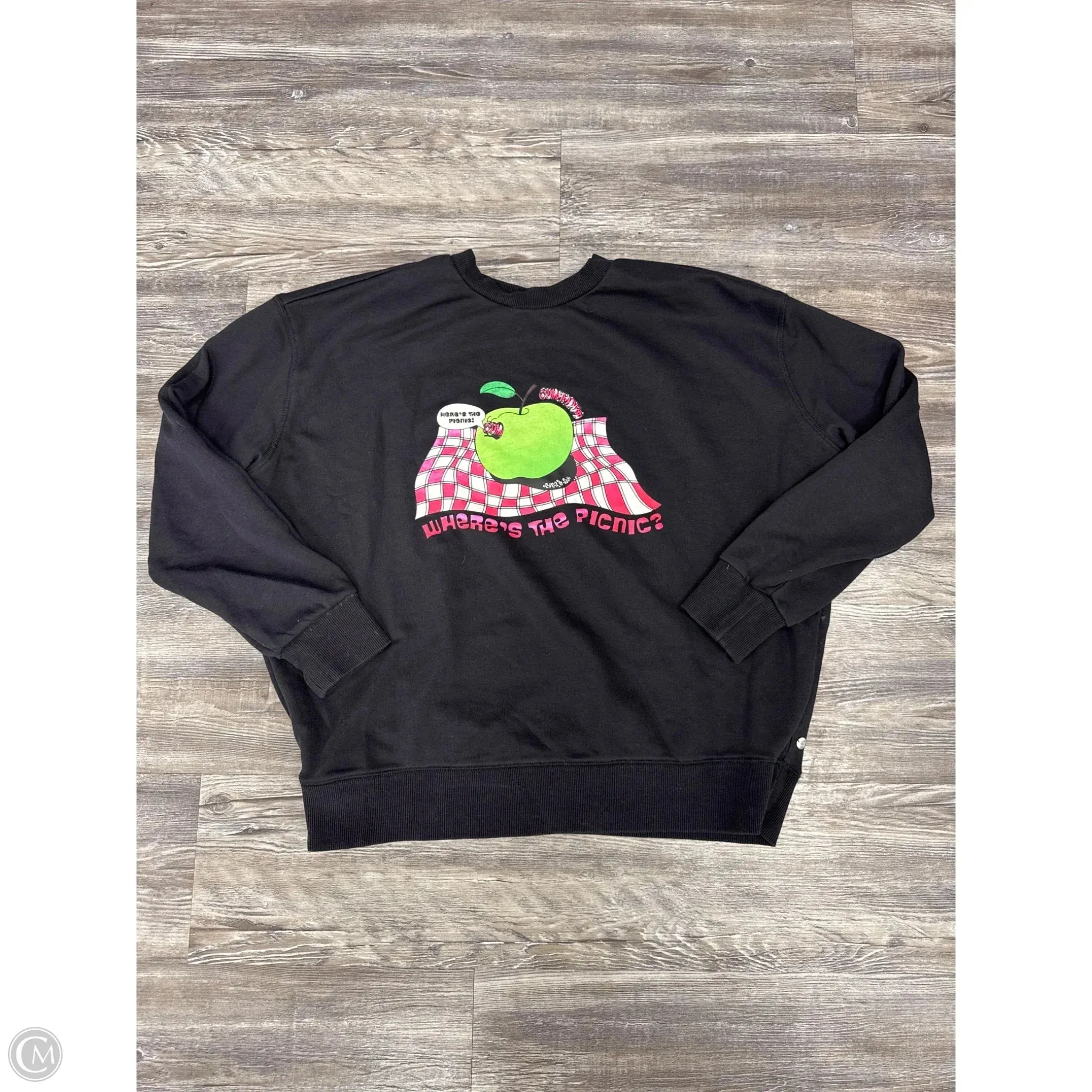 Sweatshirt Crewneck By Scotch & Soda In Black, Size: M Teacher Chic Organza Fit