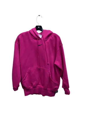 Relaxed Jeans Sweatshirt Hoodie By Nike In Pink, Size: Xs