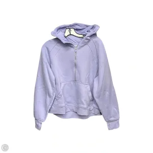 Simple Layering Athletic Sweatshirt Crewneck By Danskin In Purple, Size: Xl