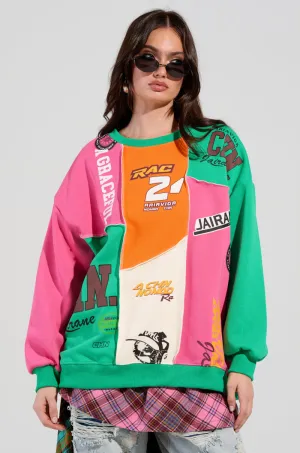 Fashionable Look MIXED EMOTIONS SWEATSHIRT