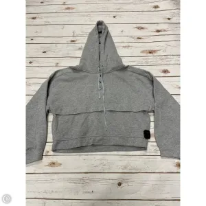 Sweatshirt Hoodie By Daily Practice By Anthropologie In Grey, Size: M Glitter Fit