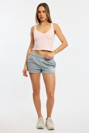Grey Track Short Elasticated Waist Classic Style