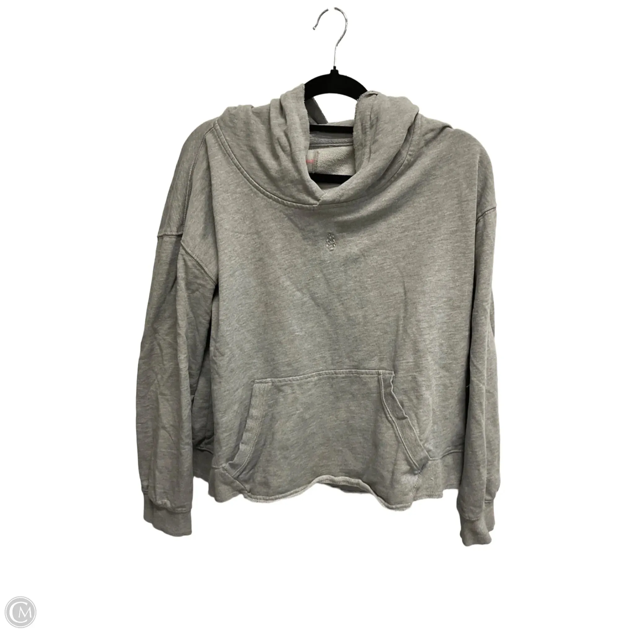 Sweatshirt Hoodie By Free People In Grey, Size: M AdaptiveFit