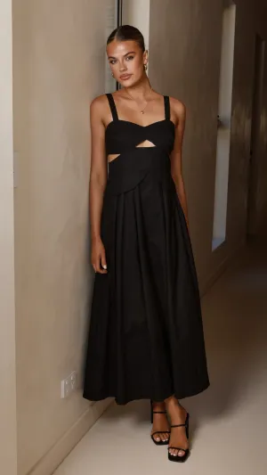 Charming Design Harleigh Midi Dress - Black
