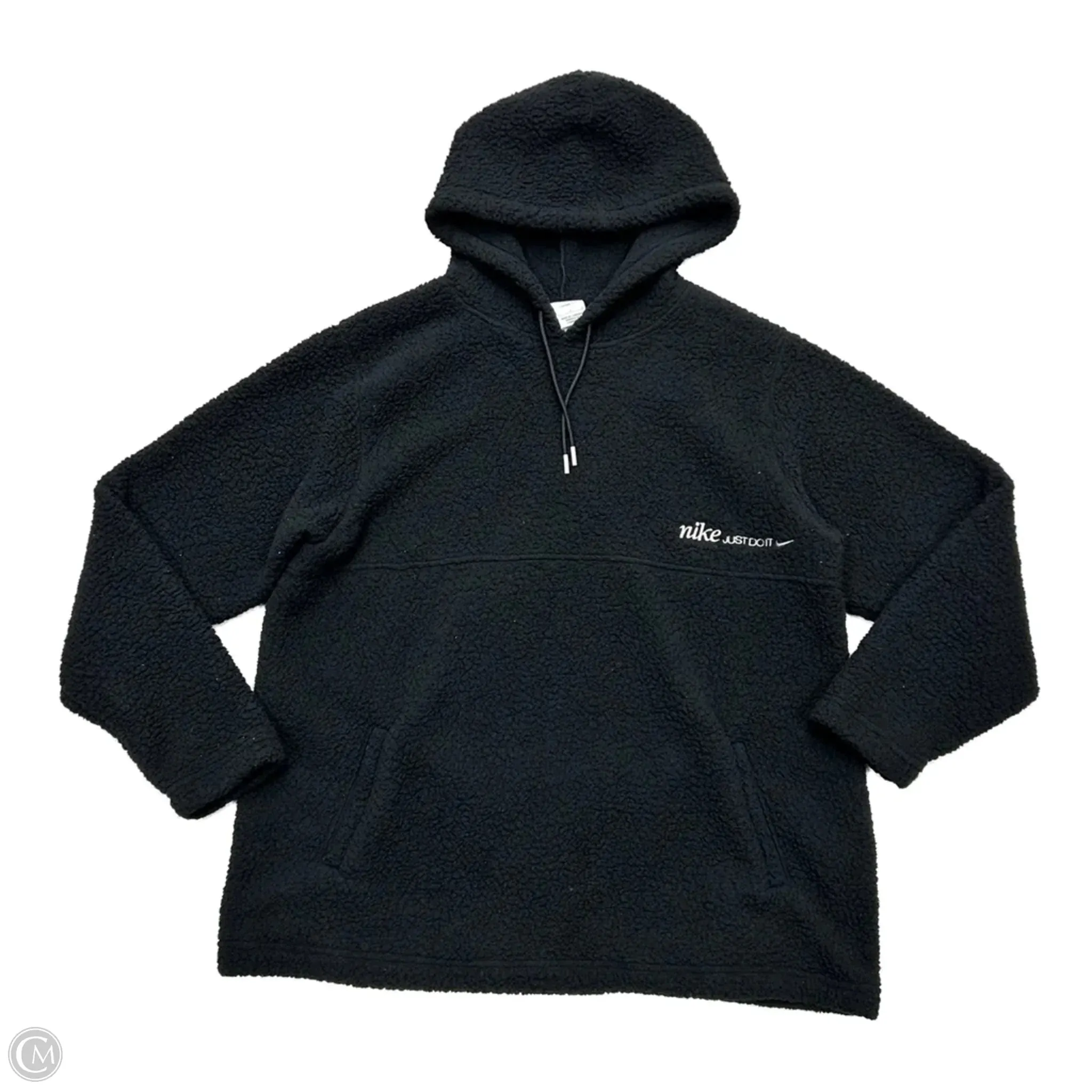 Sweatshirt Hoodie By Nike Apparel In Black, Size: L Casual Look